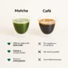 matcha vs cafe comparaison