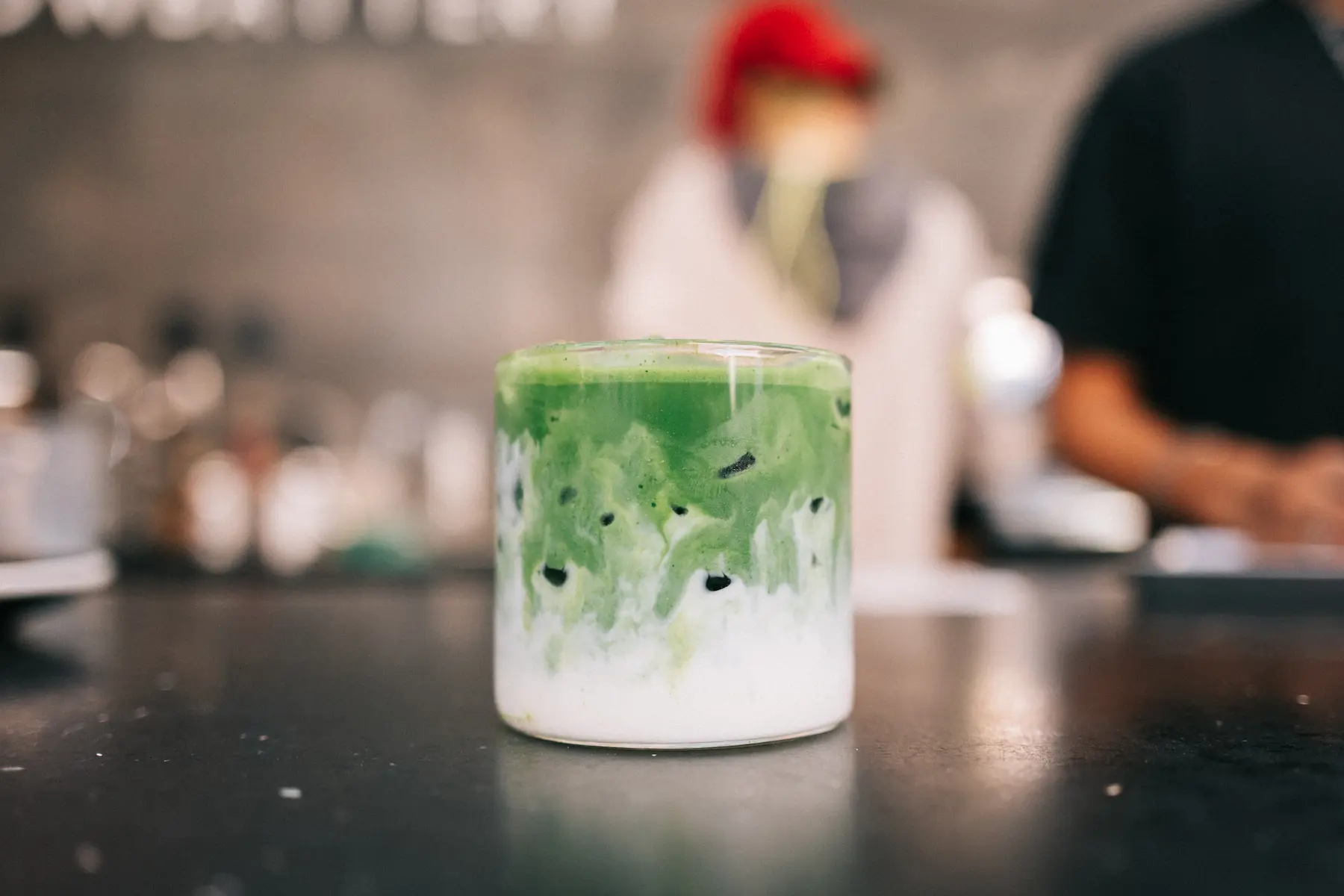 matcha latte chaud ou froid